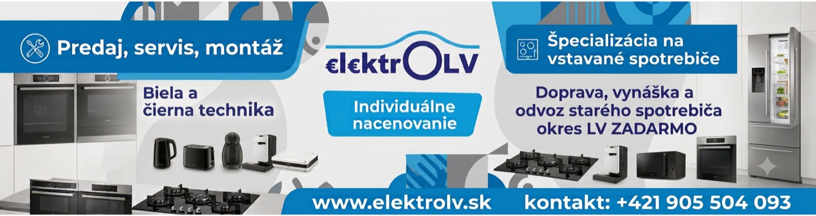 elektroLV — predaj, servis, montáž spotrebičov